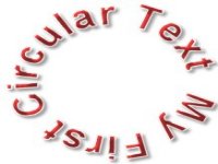 circular text tut